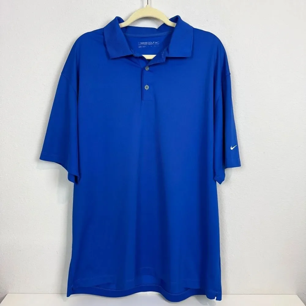 Nike Golf Blue Performance  Polo Shirt XXL